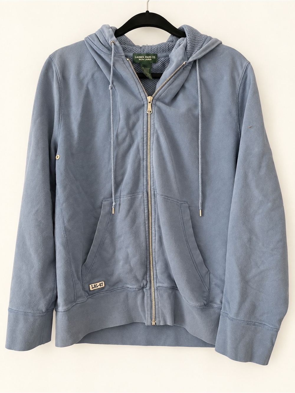 Ralph Lauren Light Blue Zip Hoodie Jacket